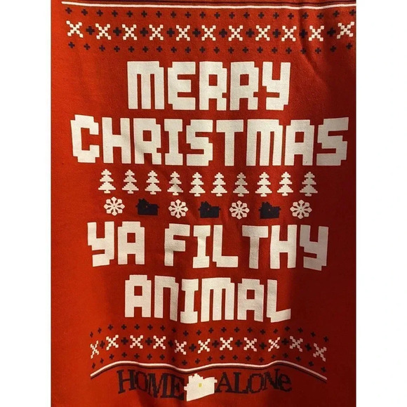 HOME ALONE MERRY CHRISTMAS FLITHY ANIMAL SWEATSHIRT - SIZE MED NEW WITHOUT TAG - Picture 2 of 5